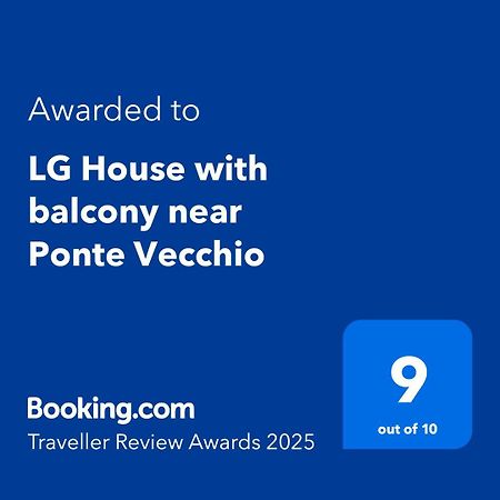 Lg House With Balcony Near Ponte Vecchio Lejlighed Firenze Eksteriør billede